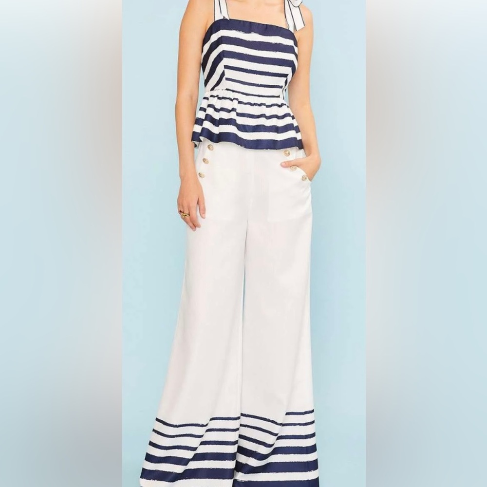 Cute Sailor Pants Set